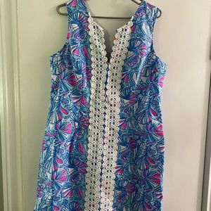 Lilly Pulitzer for Target 20th Anniversary My Fans Shift Dress Mini